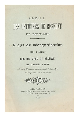 Des officiers réserve - officiers,