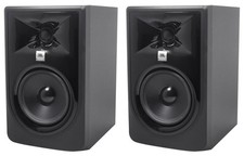 (2) JBL 305P MkII 5" 2-Way Active Powered Studio Reference Monitors Speakers