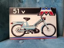 Plaque métal mobylette