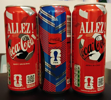 Lot 3 Can Coca Cola France -