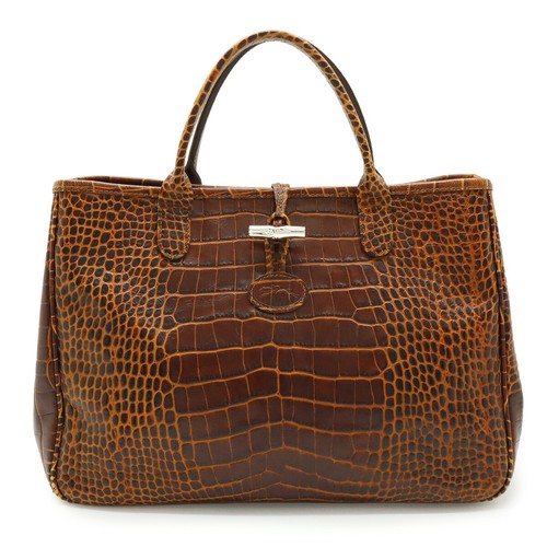 Longchamp roseau leather tote - roseau,