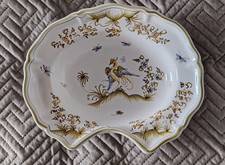 Ancien Plat à barbe faïence