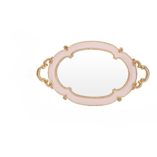 Plateau miroir ovale - plateau,