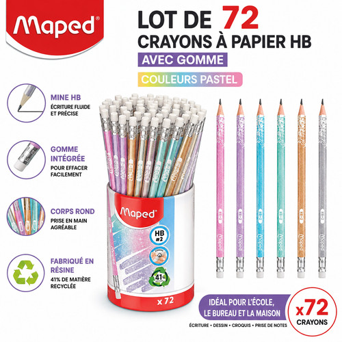 Maped lot crayons - de, 72