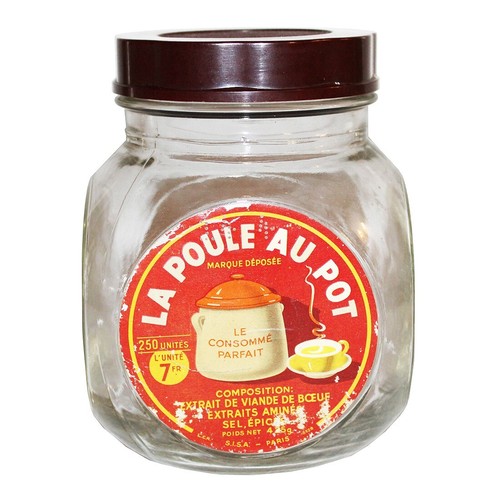 Ancien bocal publicitaire
