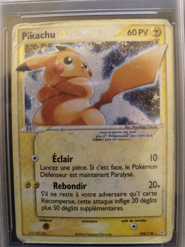 Carte pokemon pikachu - carte,
