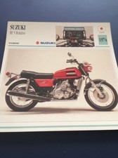 Suzuki RE5 rotative 1974 RE 5 Carte moto Collection Atlas Japon