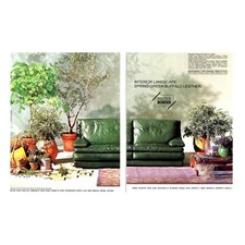 1990 Roche Bobois Print Ad Paper Magazine Clipping Buffalo Vtg Leather Furniture