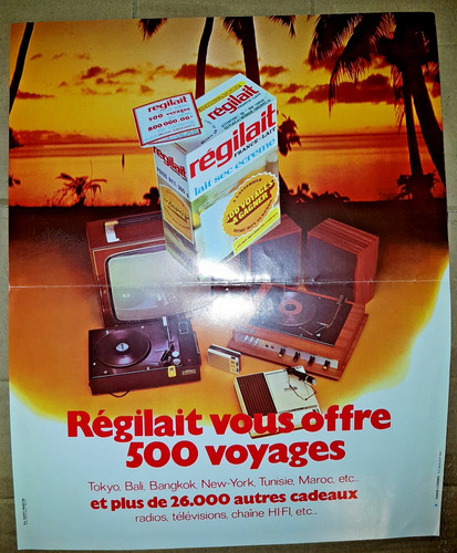 Affiche publicitaire ancien - affiche,