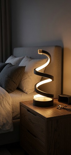 Lampe spirale moderne salon - spirale,