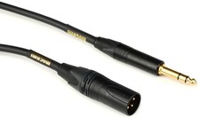 Mogami Gold TRSXLRM-06 Balanced 1/4-inch TRS Male to XLR Male Patch Cable - 6