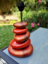 RARE LAMPE GALETS FRANCOIS CHATAIN