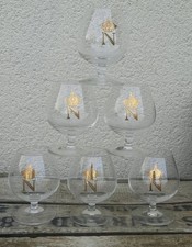 JOLI LOT 6 VERRES À COGNAC