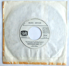 MARC ARYAN - SP PROMO (JUKE-BOX) (7") "NUMÉRO UN AU HIT PARADE"