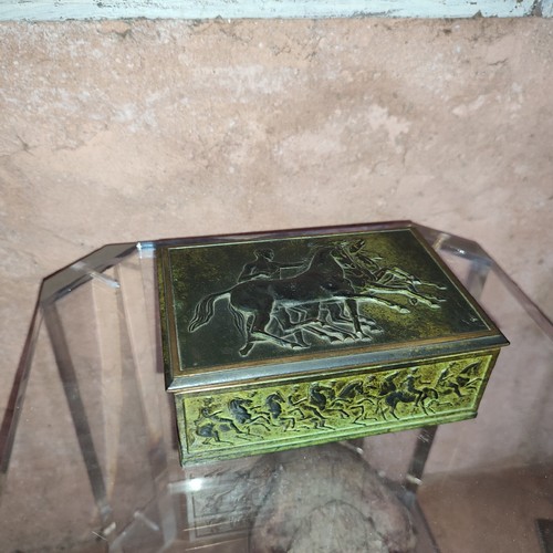 Bronze box interior cigar - , wood