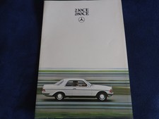 catalogue mercedes 230 CE /