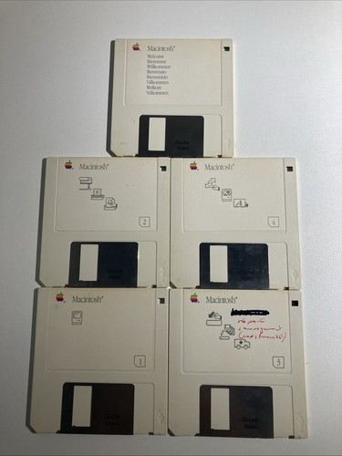 Macintosh disquettes double - 5,