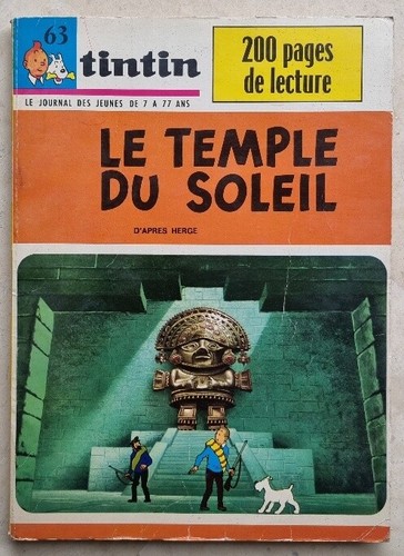 Tintin reliure éditeur 63 - éditeur, n°63