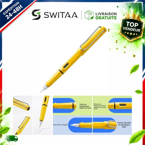 Lamy safari stylo plume - safari, jaune