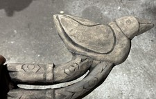 Fine canoe prow bird Humboldtbay North  New Guinea