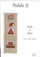 point de croix grille Poule