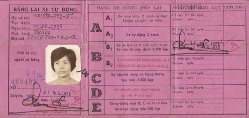 Saigon cholon permis - saigon, de