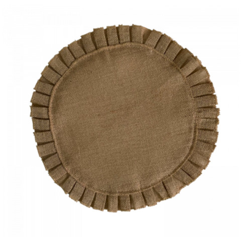 Boho jute napperon rustique - jute,