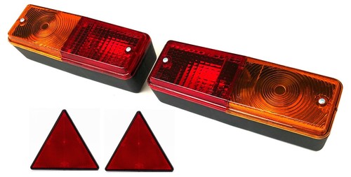 Feu arrière e20 clignotant - 2x,