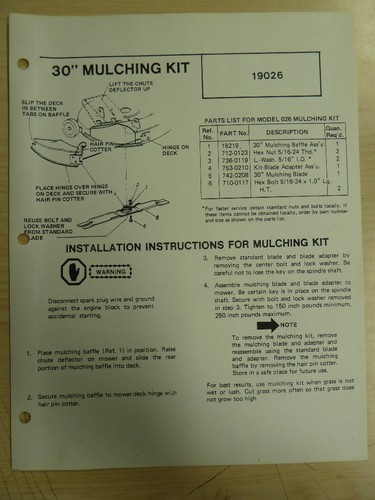 Yard man parts list - yard-man,