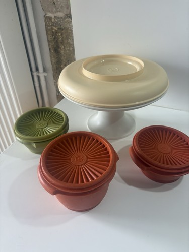 Boîte tupperware orange - tupperware,