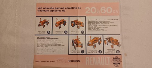 Ancien prospectus tracteur - prospectus,