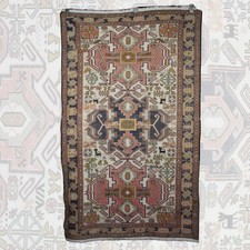 Kilim pastel vintage sud-ouest