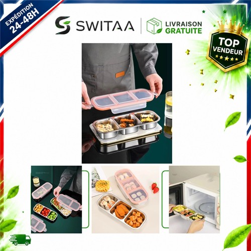 Boîte repas inox 3 - à,