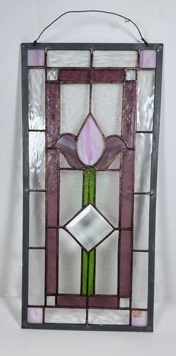 Stained glass window panel art - glass,