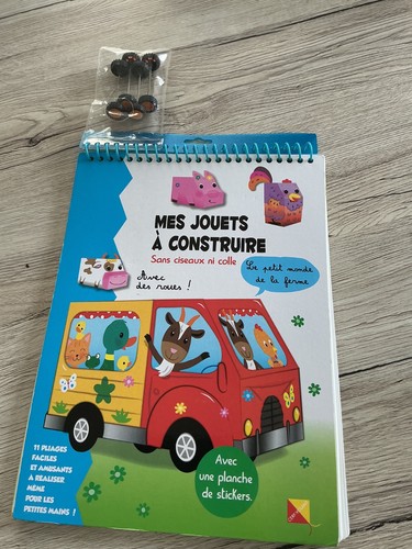 Livre créatif mes jouets - , à