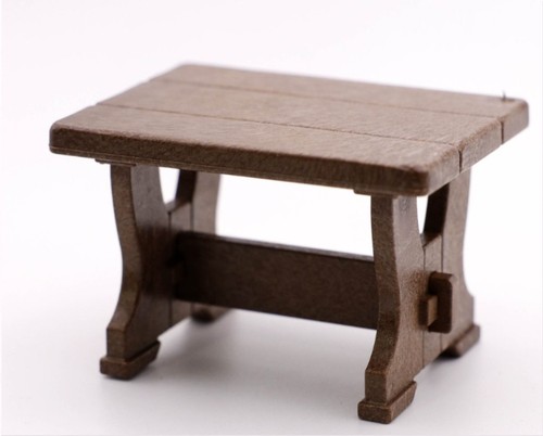 Playmobil table bois - en, cabane