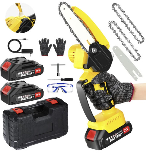 Mini tronçonneuse batterie - , 6
