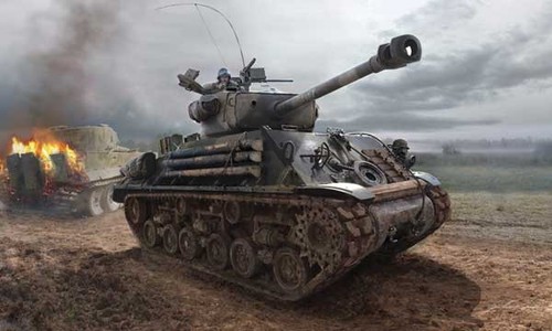 Italeri 6529 maquette m4a3e8 - maquette,