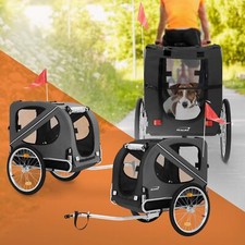 Remorques 2in1 de vélo/pour chien pliable couleur au choix chariot jusqu'à 40kg