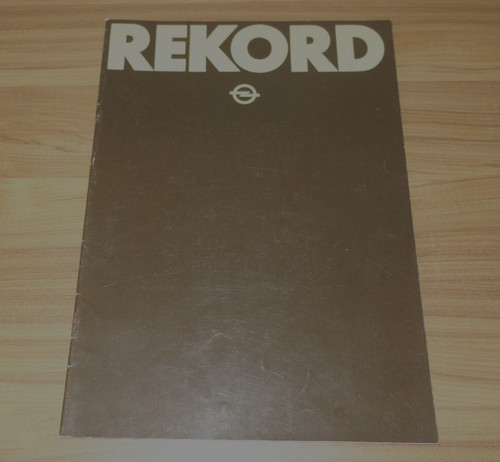 Catalogue opel rekord de - catalogue,