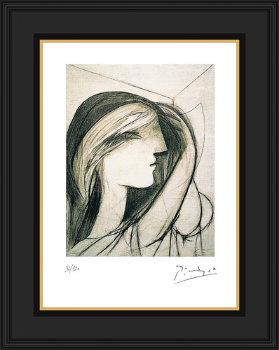 Picasso head a - , woman