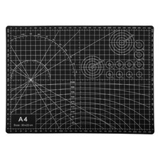 Planche de découpe auto-cicatrisante 30x22cm double face pour couture, noir