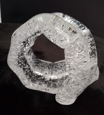 SCULPTURAL LUCITE CUFF BRACELET VINTAGE RARE BRACELET MANCHETTE RIGIDE