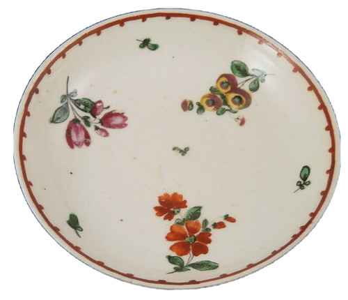 Sous tasse florale - sous-tasse, en