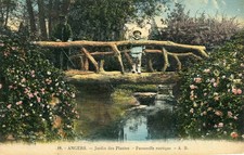 Carte ANGERS Jardin des