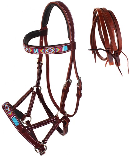Horse western black leather - horse,