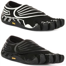 Vibram Five Fingers Groundsplay Traction Femmes Baskets Noir Blanc UK 4 - 9