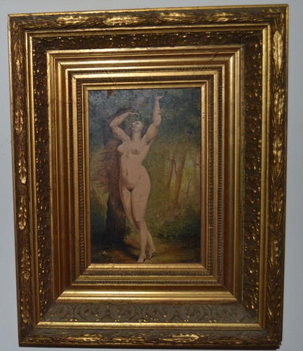 Tableau huile sur - , panneau