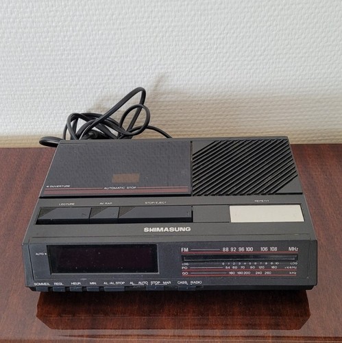 Vintage radio réveil cassette - vintage,
