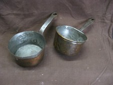 2 Antique Very Small 19th Century Copper Pans? Dehillerin?